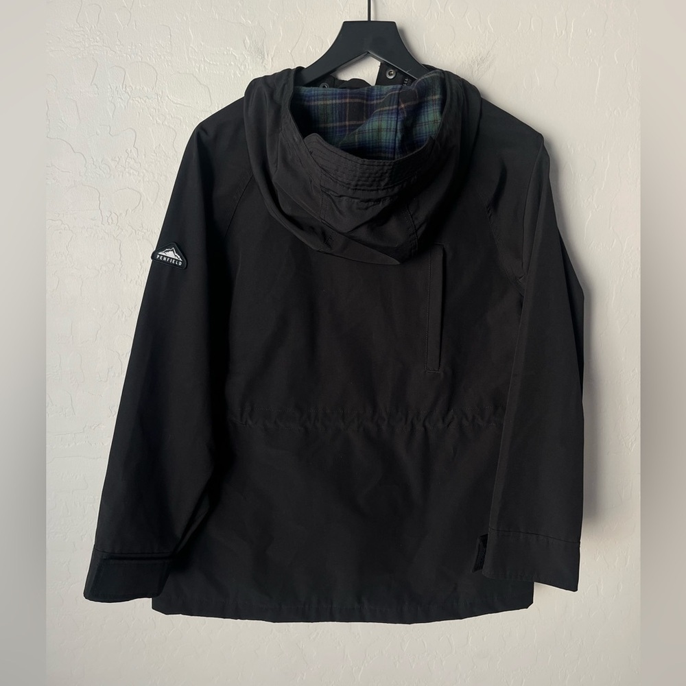 Madewell X Penfield Medbury flannel lined water resistant jacket black XS - Picture 8 of 14